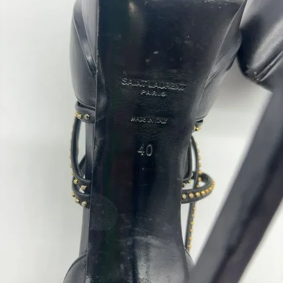 Saint Laurent Heels with Studded Straps - Picture 7 of 7